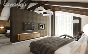 Tapet de lux in dormitor