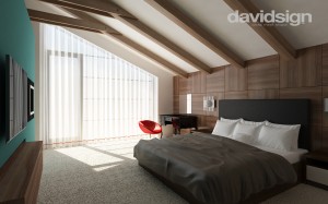 design cu grinzi aparente