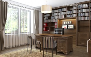 design interior birou clasic