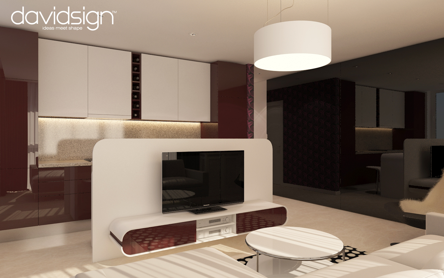 Design interior living modern