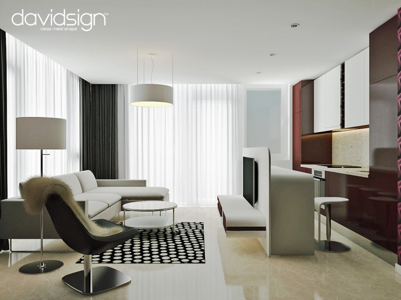 Design interior living room.